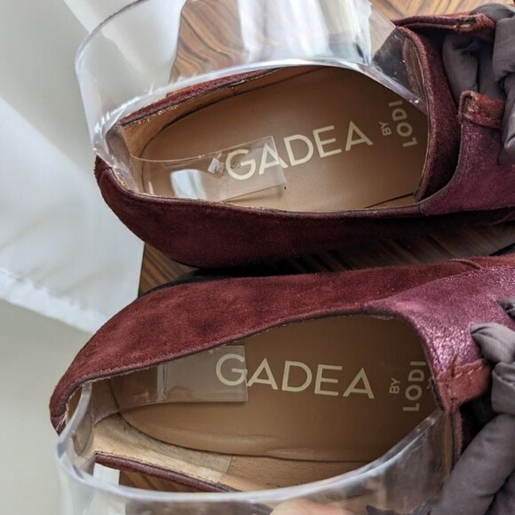 GADEA By Lodi new gel burgundy suede mocassins loafers size 39 @S7 - Picture 4 of 15